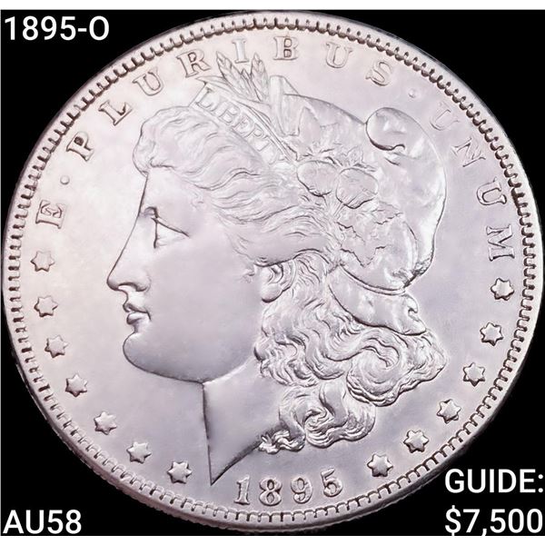 1895-O Morgan Silver Dollar CHOICE AU