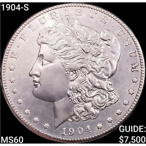 1904-S Morgan Silver Dollar UNCIRCULATED