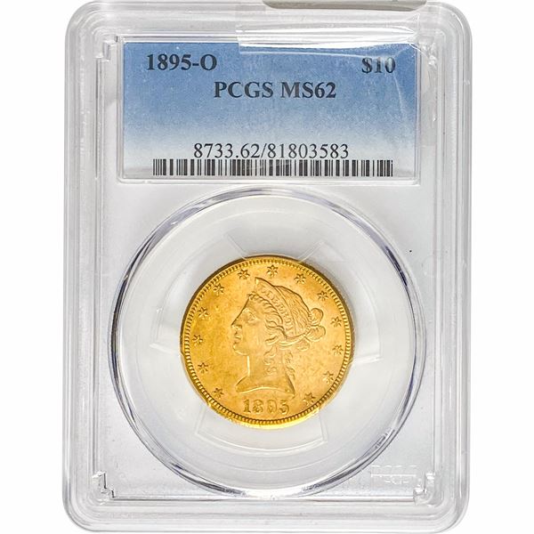 1895-O $10 Gold Eagle PCGS MS62