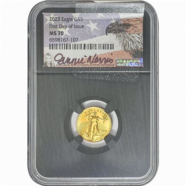 2023 G$5 Eagle 1/10oz NGC MS70