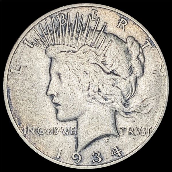 1934-D Silver Peace Dollar LIGHTLY CIRCULATED