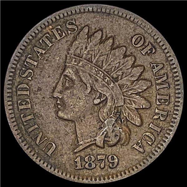 1879 Indian Head Cent NEARLY UNCIRCULATED