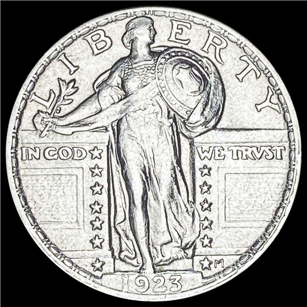 1923 Standing Liberty Silver Quarter CLOSELY UNCIRCULATED
