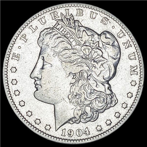1904-S Silver Morgan Dollar NEARLY UNCIRCULATED