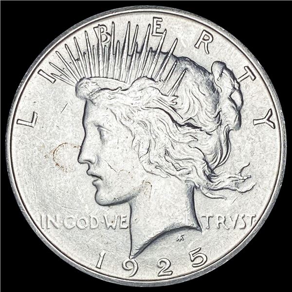 1925-S Silver Peace Dollar UNCIRCULATED