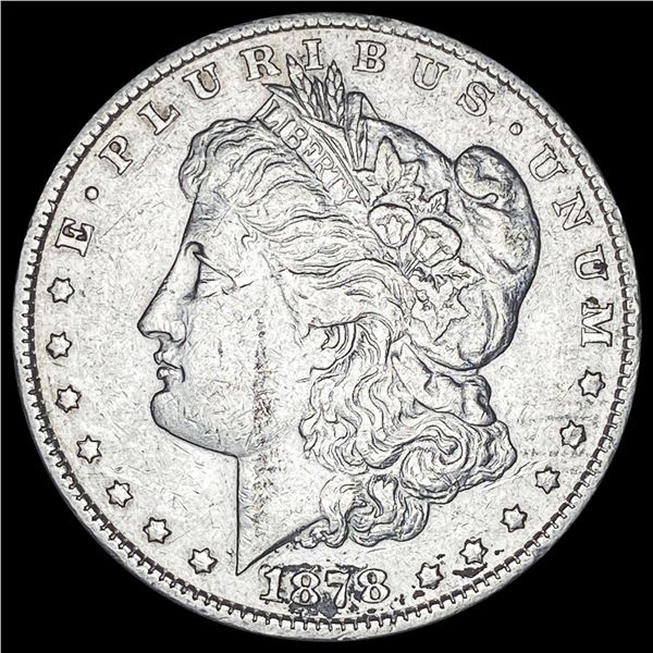 1878 Silver Morgan Dollar NEARLY UNCIRCULATED