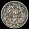 Image 2 : 1872 Seated Liberty Silver Half Dime LIGHTLY CIRCULATED