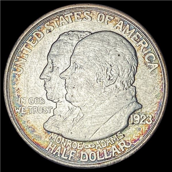 1923-S Silver Monroe Doctrine Centennial Half Dollar HIGH GRADE