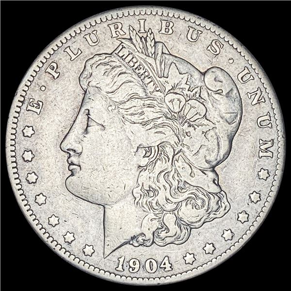1904-S Silver Morgan Dollar LIGHTLY CIRCULATED