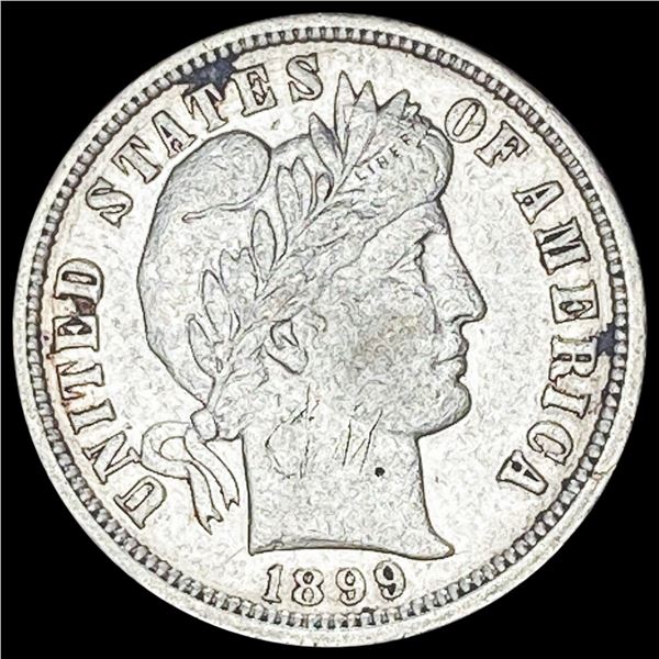 1899-O Silver Barber Dime NEARLY UNCIRCULATED