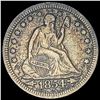 Image 1 : 1854 Arrows Seated Liberty Quarter NEARLY UNCIRCULATED