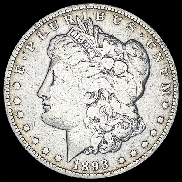 1893 Silver Morgan Dollar NICELY CIRCULATED