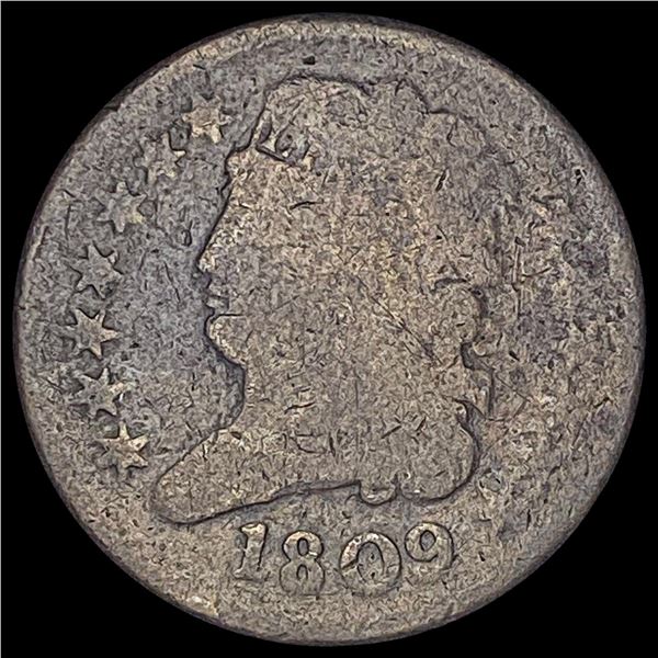 1809 Classic Head Half Cent NICELY CIRCULATED