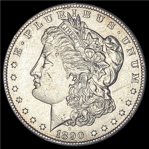 1890-CC Silver Morgan Dollar CLOSELY UNCIRCULATED