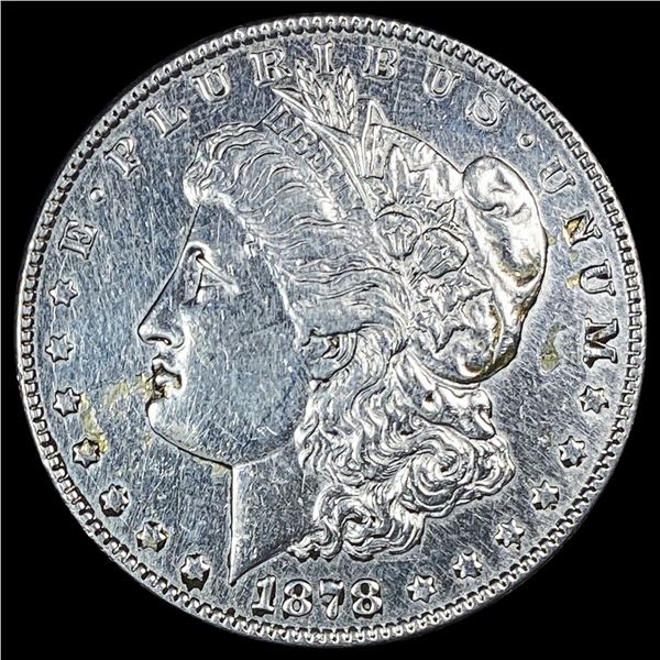 1878 Silver Morgan Dollar CLOSELY UNCIRCULATED