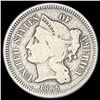 1865 Nickel Three-Cent Piece LIGHTLY CIRCULATED