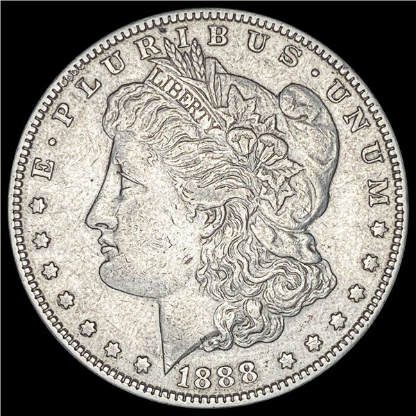 1888 Silver Morgan Dollar NEARLY UNCIRCULATED