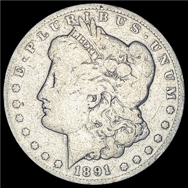 1891-CC Silver Morgan Dollar NICELY CIRCULATED