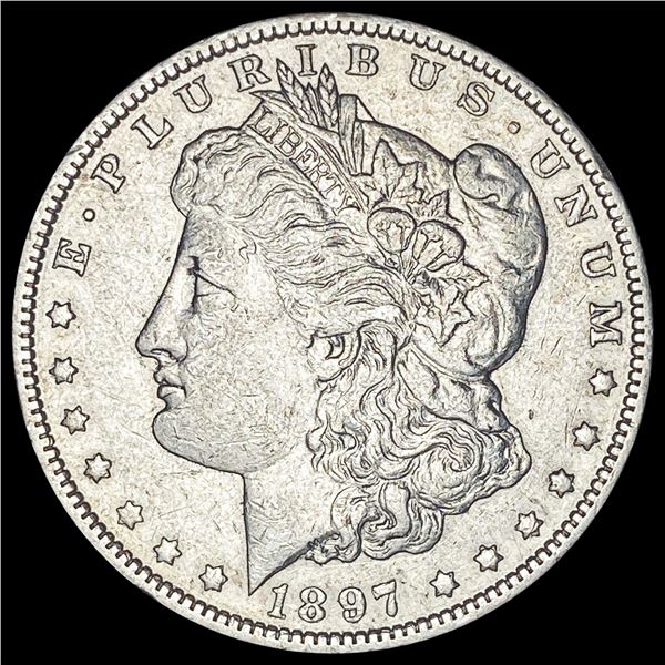 1897-S Silver Morgan Dollar NEARLY UNCIRCULATED