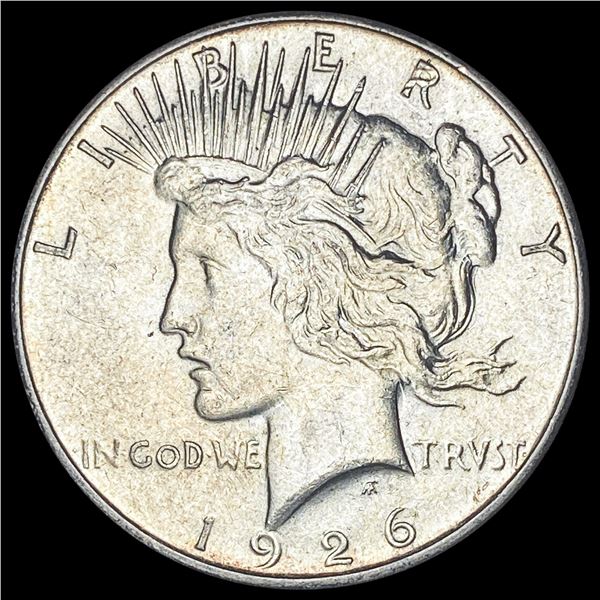 1926-S Silver Peace Dollar CHOICE AU