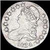 Image 1 : 1824 Capped Bust Half Dollar NEARLY UNCIRCULATED