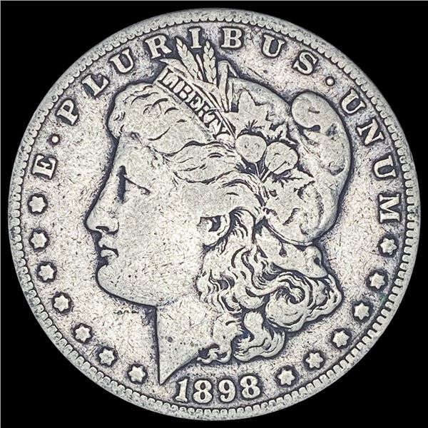 1898 Silver Morgan Dollar LIGHTLY CIRCULATED