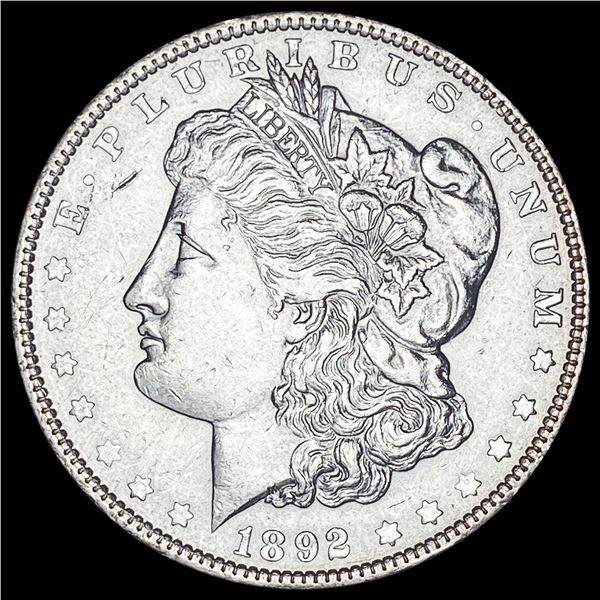 1892 Morgan Silver Dollar CHOICE AU