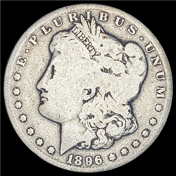 1896-S Silver Morgan Dollar NICELY CIRCULATED