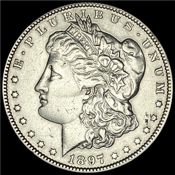 1897 Morgan Silver Dollar NEARLY UNCIRCULATED