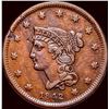 Image 1 : 1842 Braided Hair Large Cent CLOSELY  UNCIRCULATED