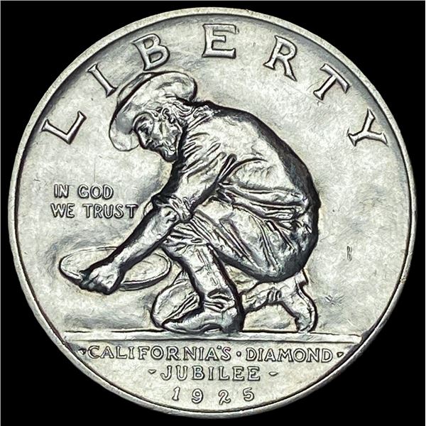 1925-S Silver California Diamond Jubilee Half  Dollar UNCIRCULATED