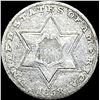 Image 1 : 1858 Silver Three-Cent Piece LIGHTLY  CIRCULATED