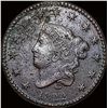 Image 1 : 1822 Coronet Head Large Cent LIGHTLY  CIRCULATED