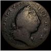 Image 1 : 1774-1782 Hibernia 1/2 Penny-George III  NICELY CIRCULATED