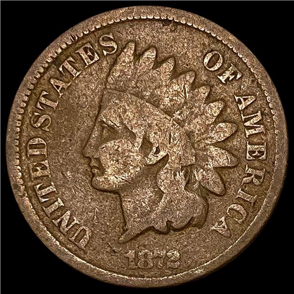 1872 Indian Head Cent LIGHTLY CIRCULATED