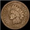 1872 Indian Head Cent LIGHTLY CIRCULATED