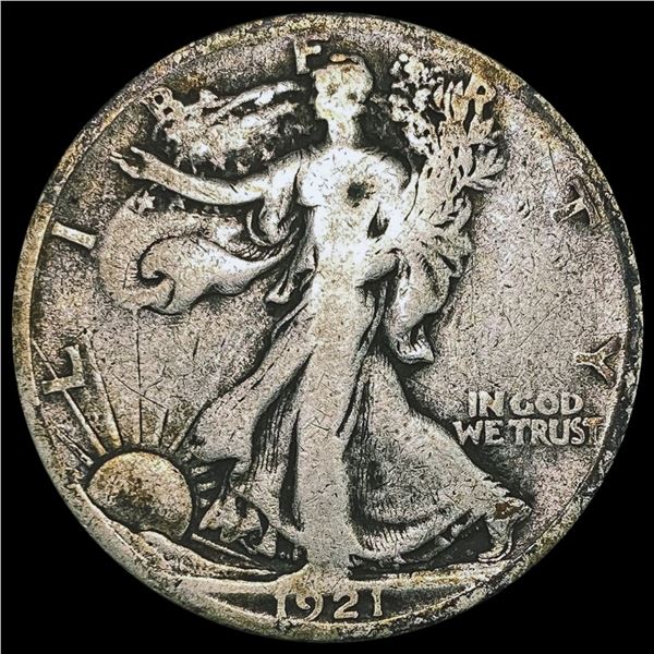 1921-S Walking Liberty Half Dollar NICELY CIRCULATED
