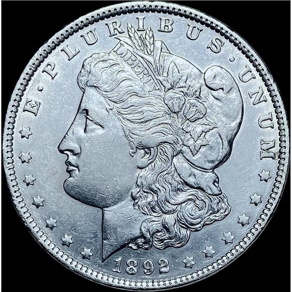 1892 Morgan Silver Dollar CHOICE AU