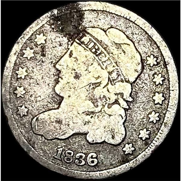 1836 Capped Bust Half Dime NICELY CIRCULATED