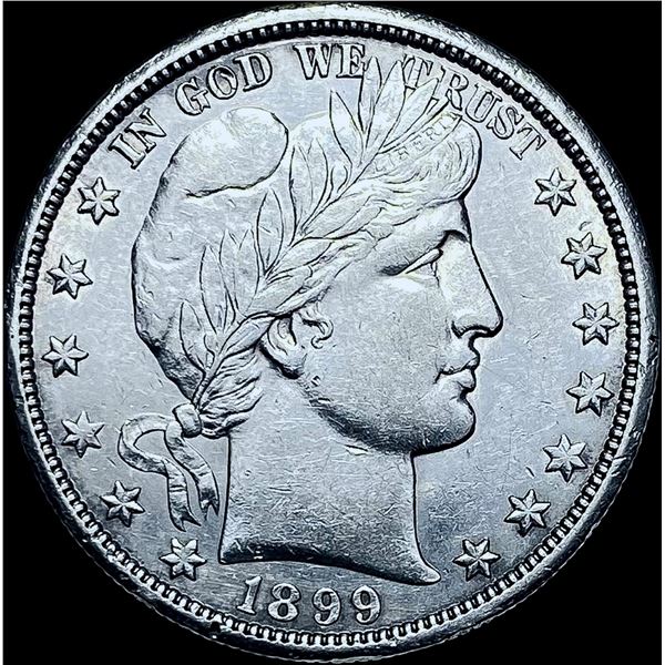 1899-O Silver Barber Half Dollar CHOICE AU