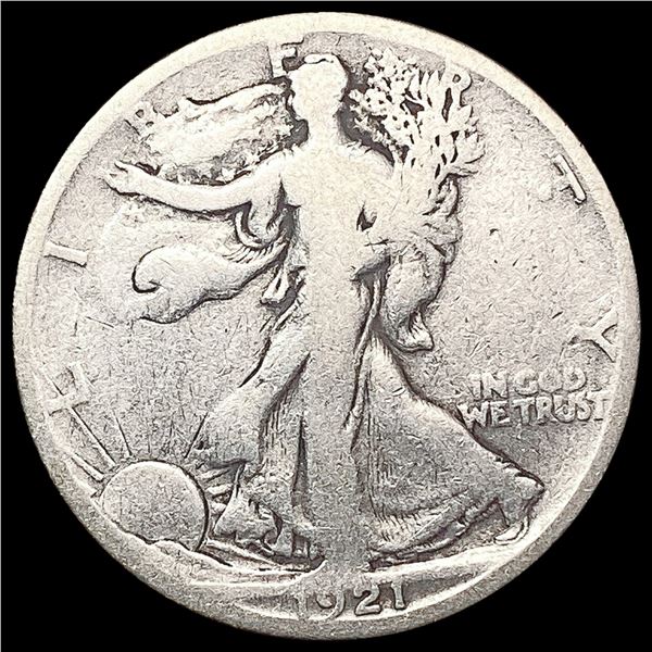 1921-S Walking Liberty Half Dollar NICELY CIRCULATED