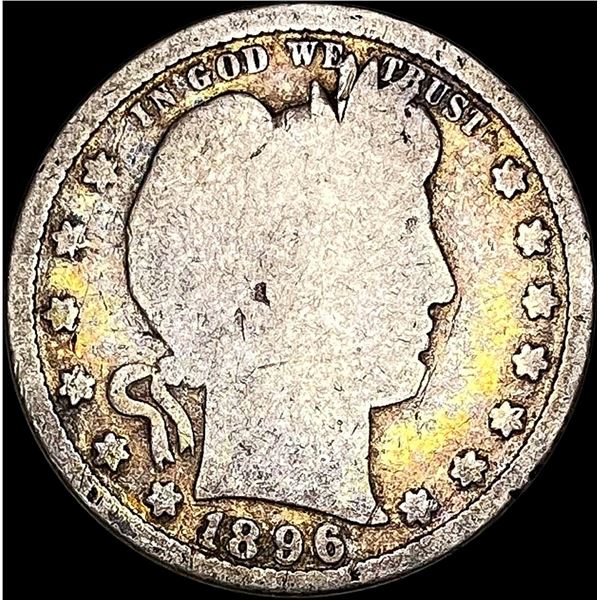 1896-S Barber Half Dollar NICELY CIRCULATED