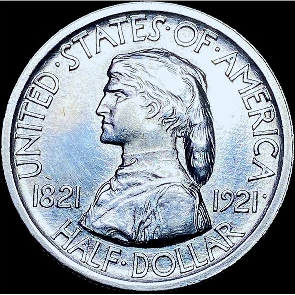 1921 Missouri Silver Half Dollar CHOICE AU