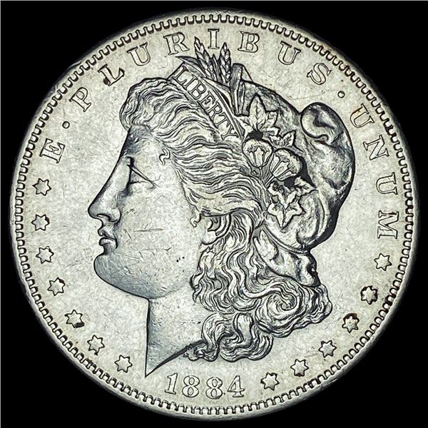 1884-S Silver Morgan Dollar ABOUT UNCIRCULATED