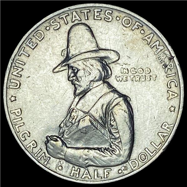 1920 Silver Half Dollar Pilgrim Tercentenary UNCIRCULATED