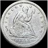 Image 1 : 1853 Arrows/Rays Seated Liberty Quarter CLOSELY UNCIRCULATED