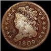 Image 1 : 1809 Classic Head Half Cent NICELY CIRCULATED
