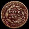 Image 2 : 1809 Classic Head Half Cent NICELY CIRCULATED