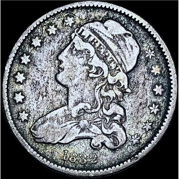 1832 Capped Bust Silver Quarter LIGHTLY CIRCULATED