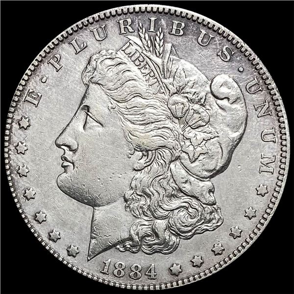 1884-S Silver Morgan Dollar CLOSELY UNCIRCULATED